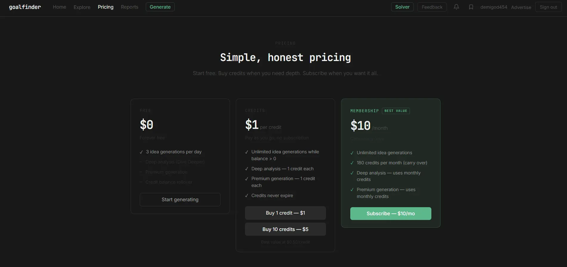 Screenshot 4 of Goalfinder