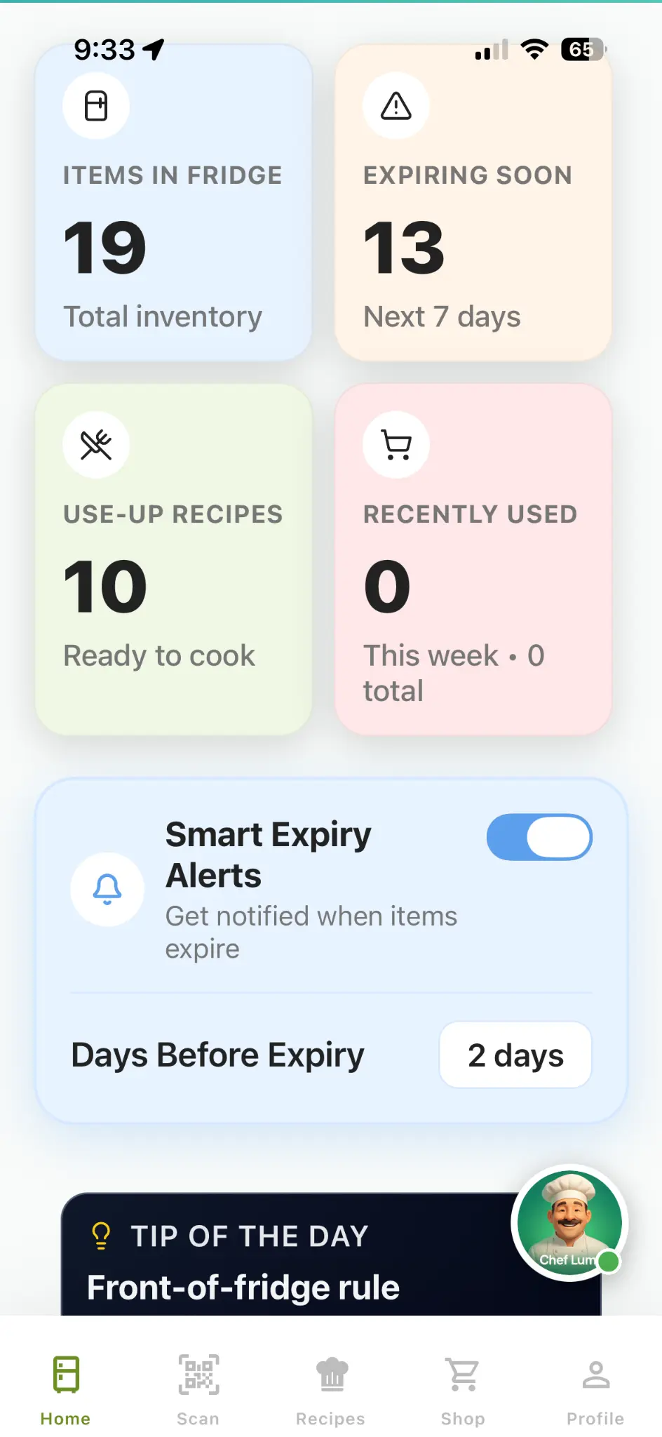 Screenshot 5 of FridgeSmart App
