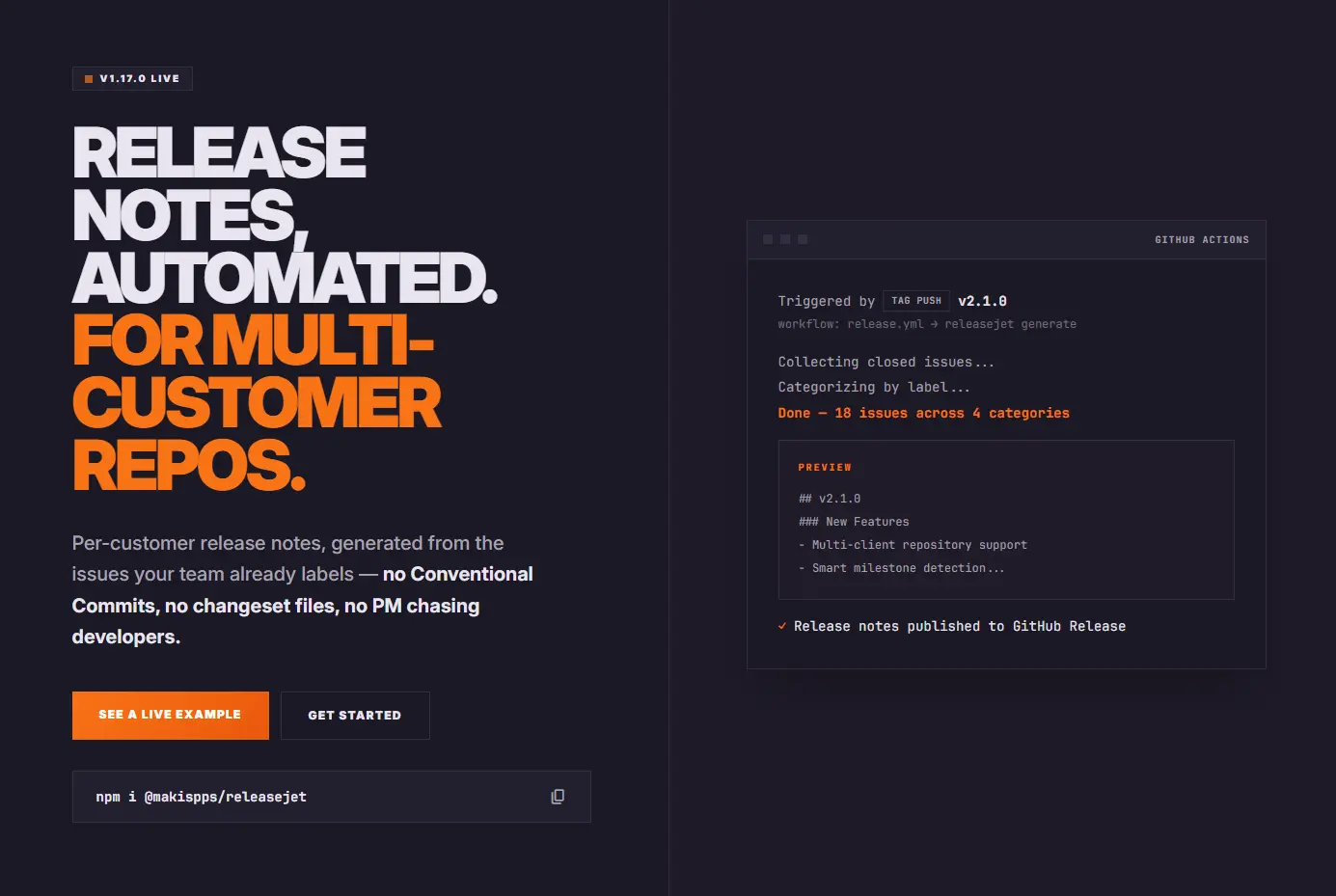 Screenshot 5 of ReleaseJet
