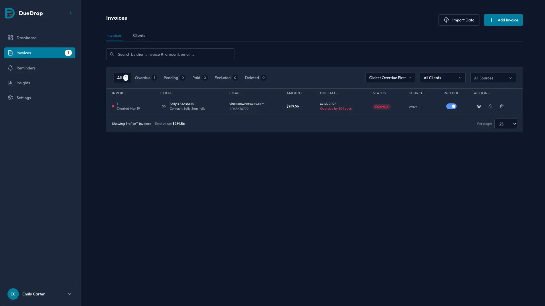 Screenshot 2 of DueDrop