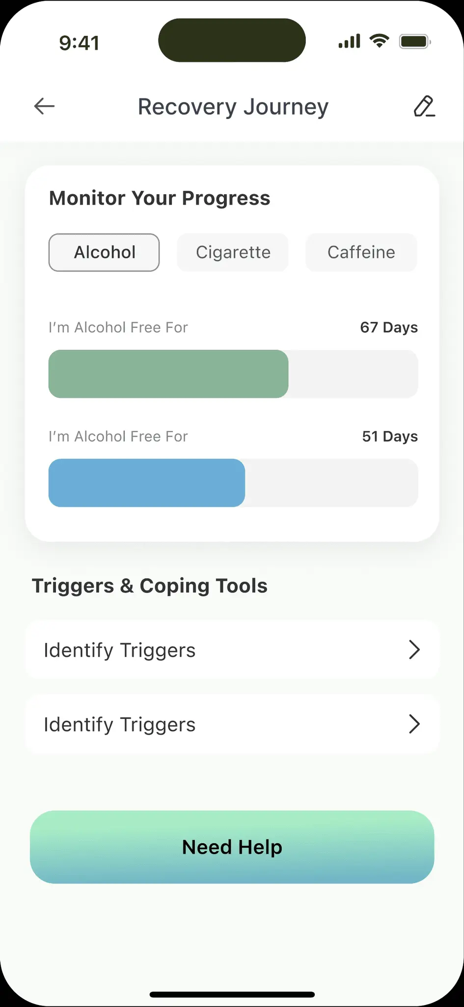 Screenshot 1 of therappai – Your personal AI therapist