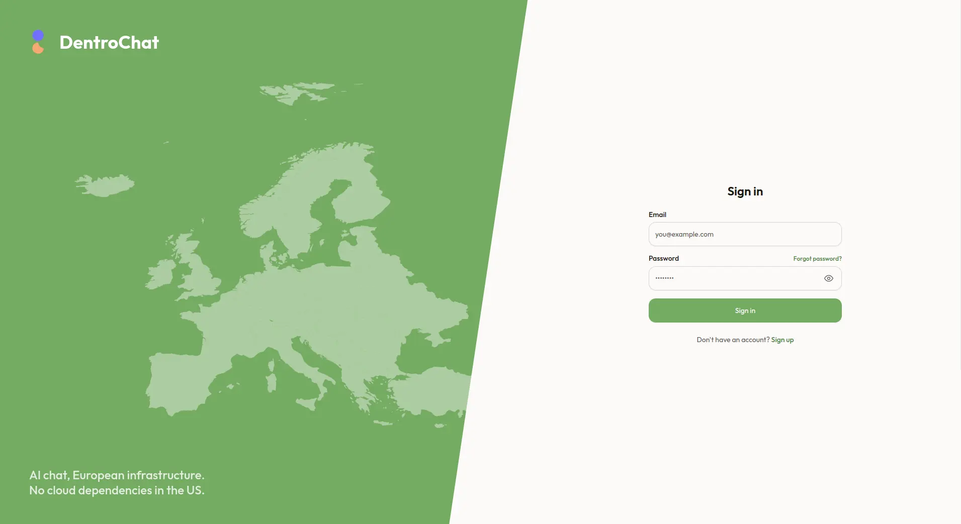 Screenshot 1 of DentroChat