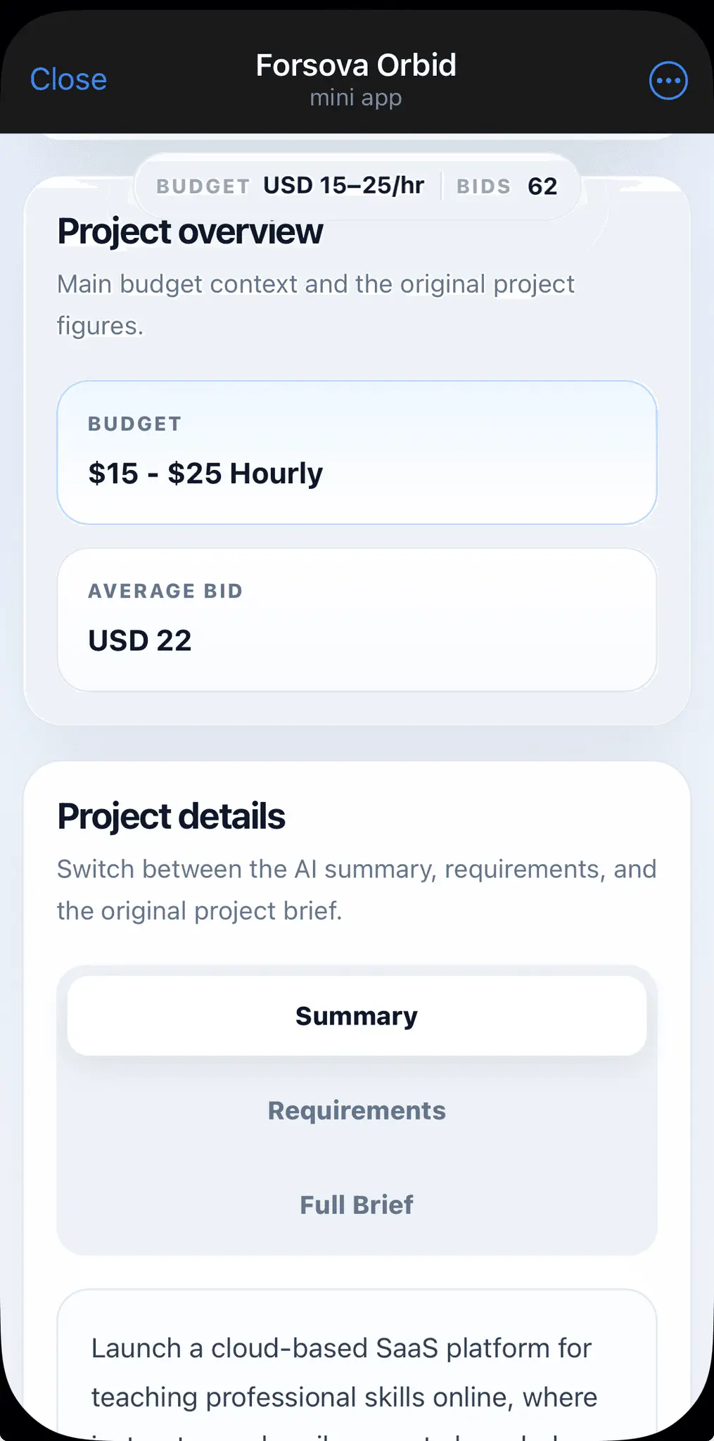 Screenshot 1 of Forsova Orbid
