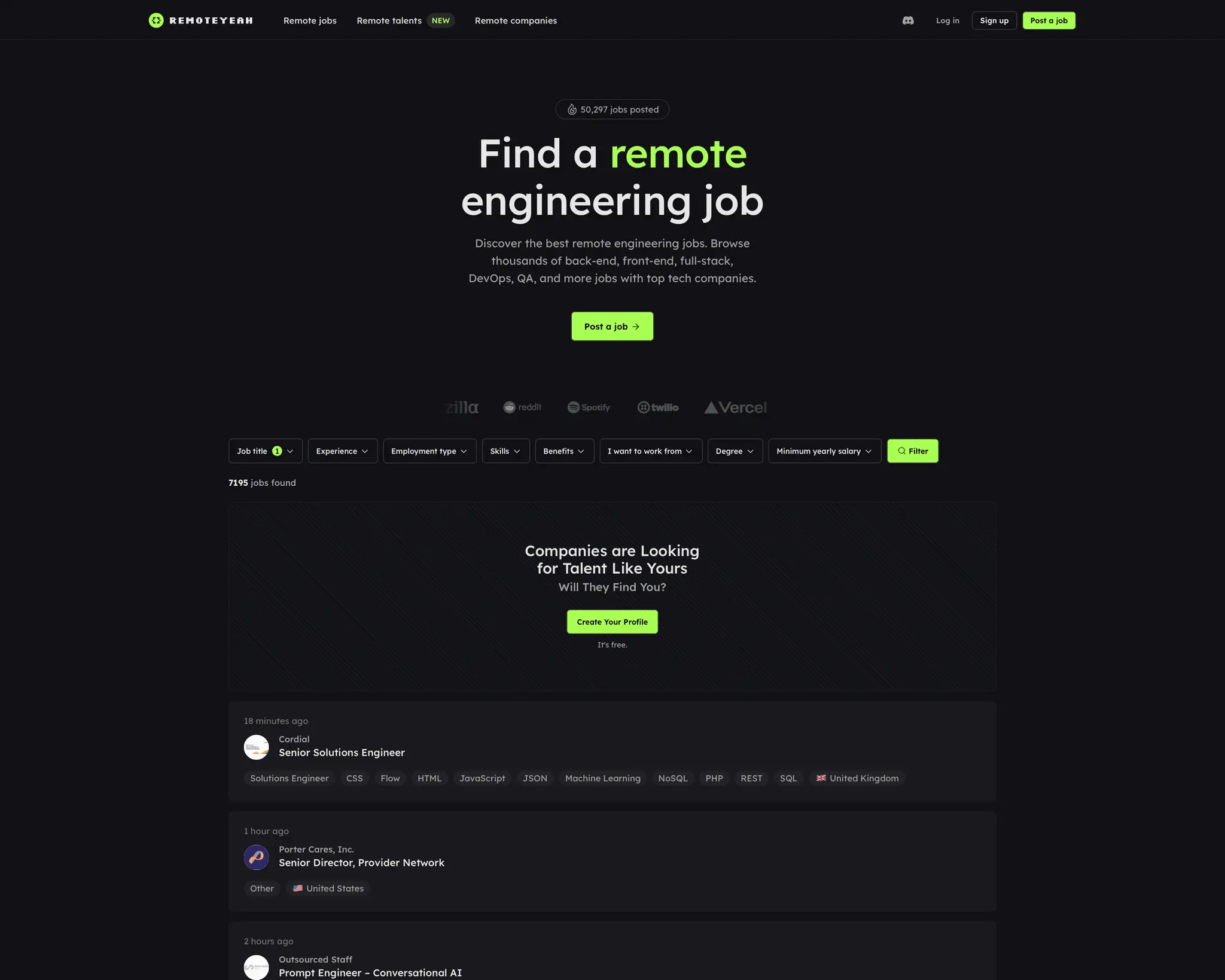 Screenshot 2 of RemoteYeah