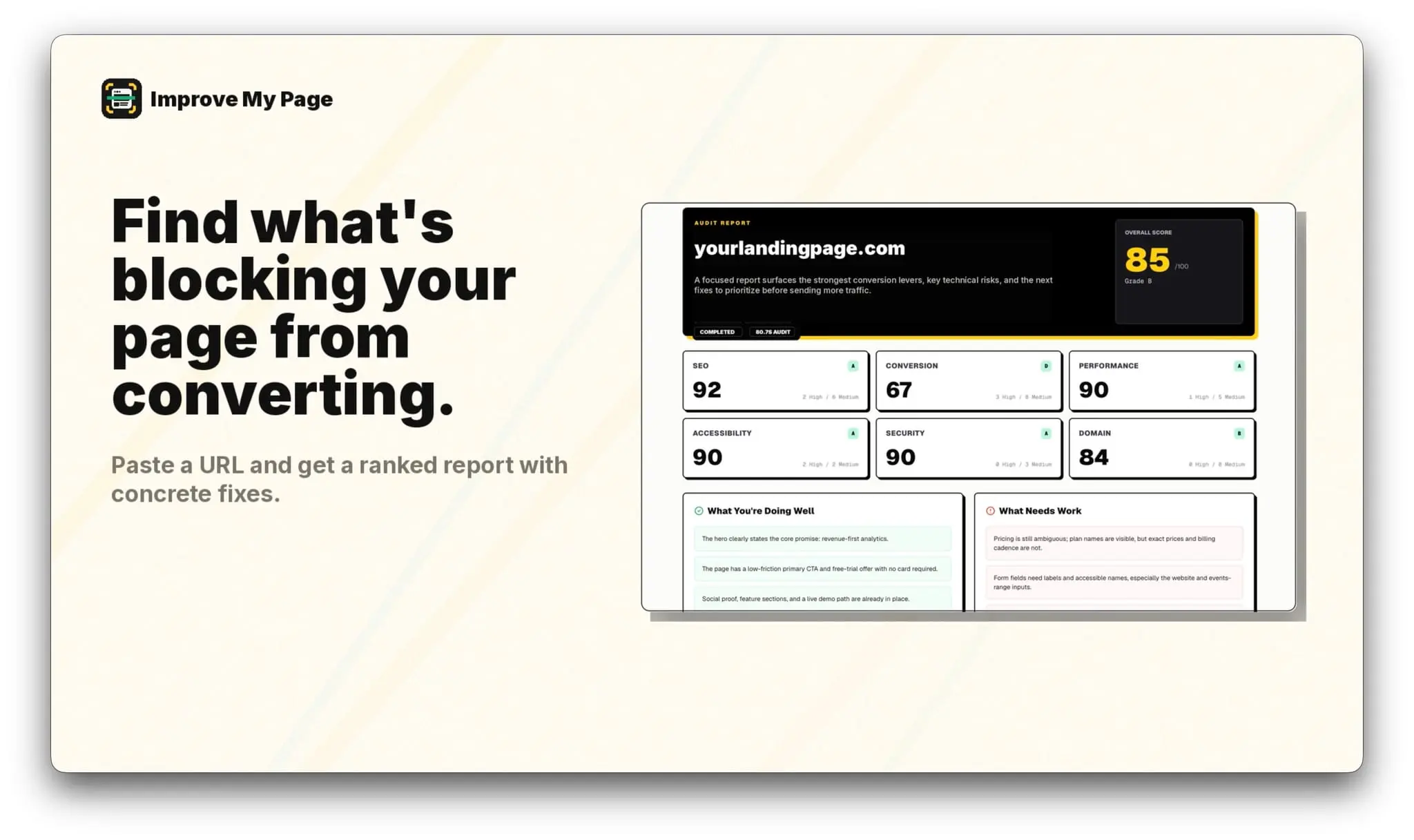 Screenshot 2 of Improve My Page