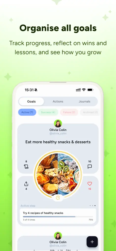 Screenshot 2 of Future You: Life Goal Tracker