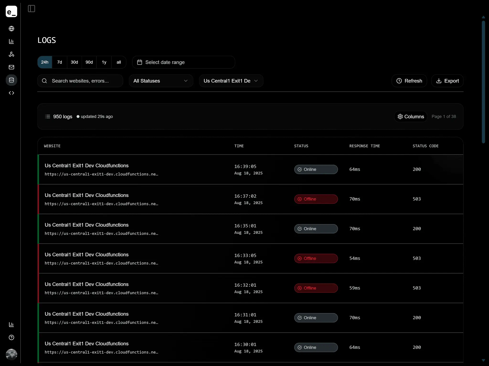 Screenshot 4 of Exit1.dev