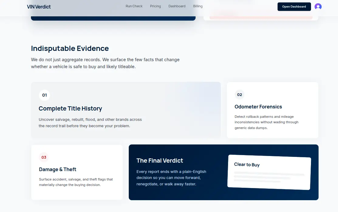 Screenshot 3 of VIN Verdict