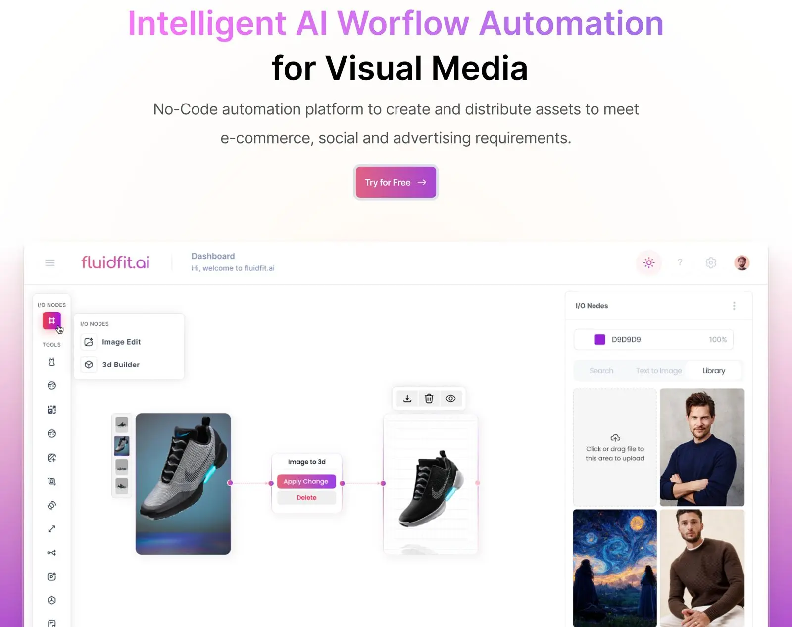 Screenshot 1 of FluidFit.ai