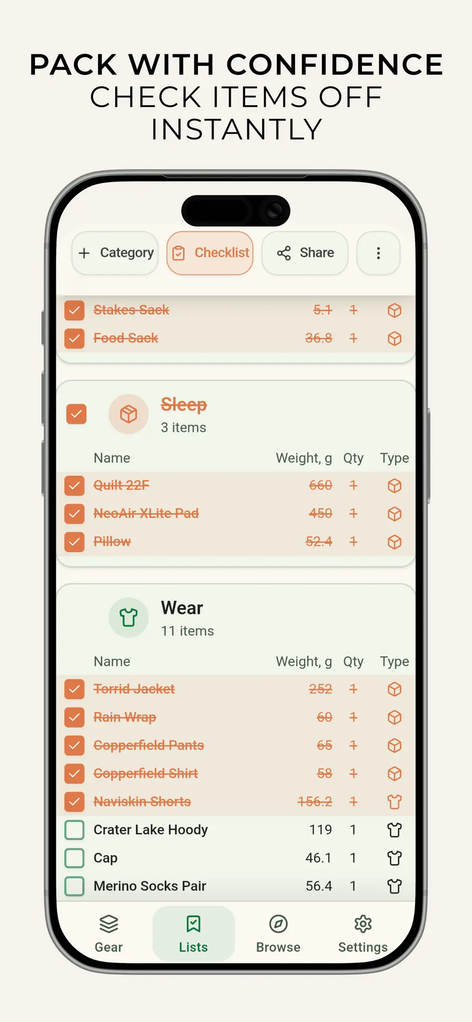 Screenshot 4 of MetaGear - Outdoor Gear Tracker