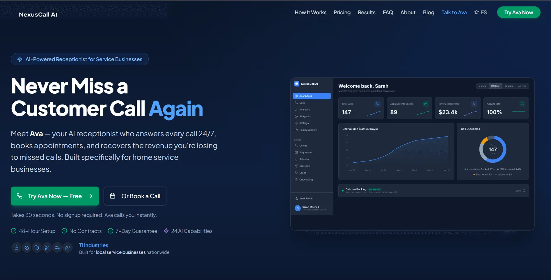 Screenshot 1 of NexusCall AI