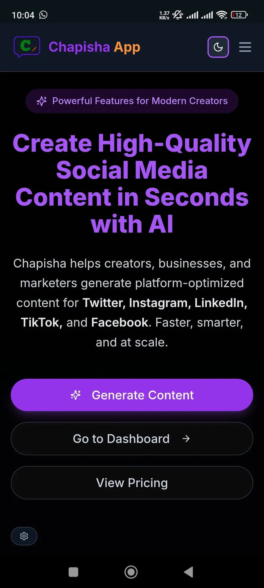 Screenshot 3 of Chapisha App
