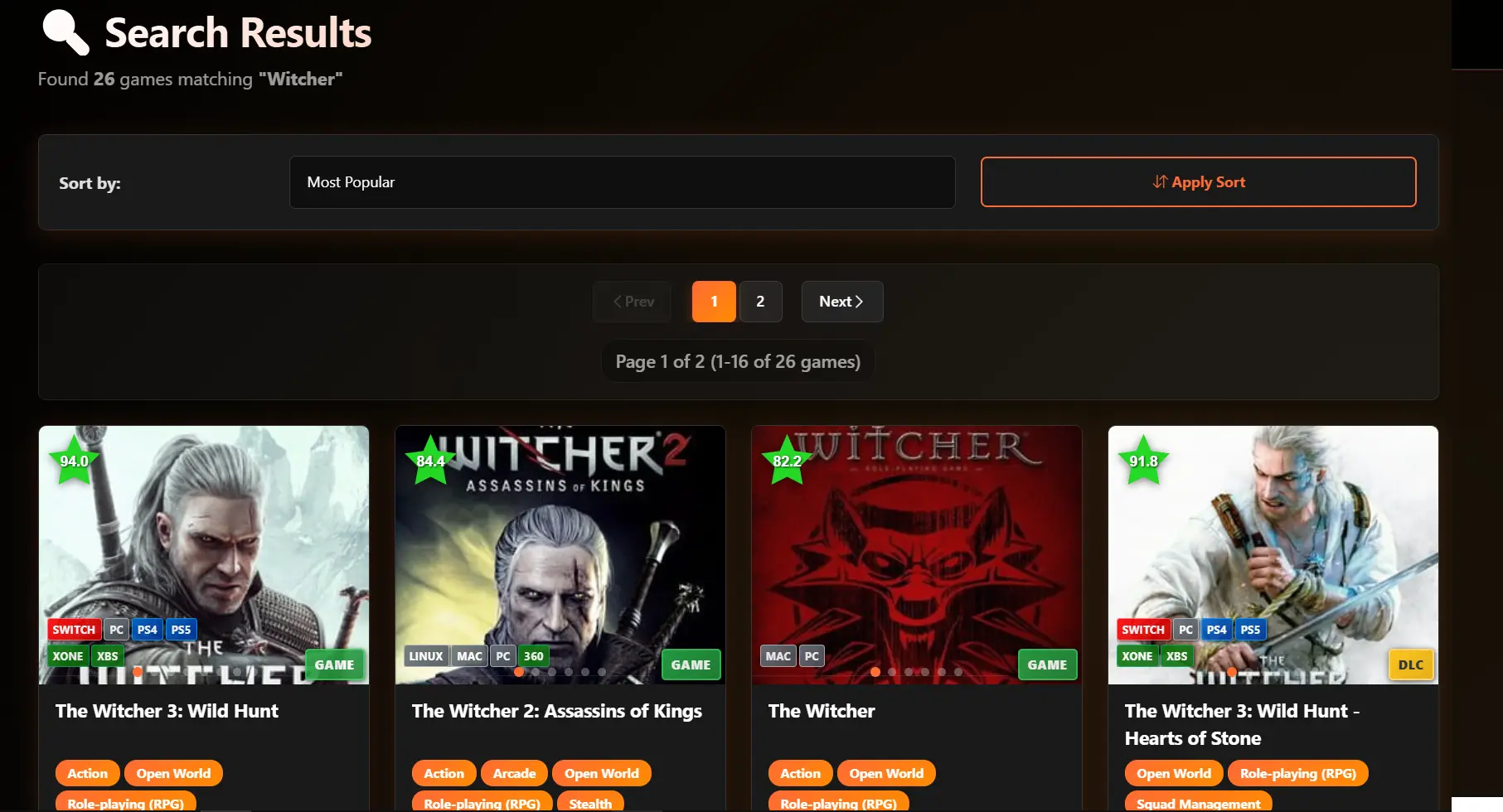 Screenshot 5 of GamesPeek