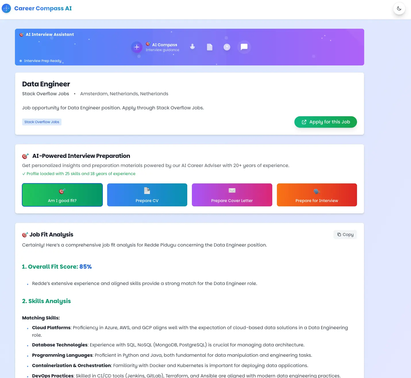 Screenshot 6 of Career Compass AI