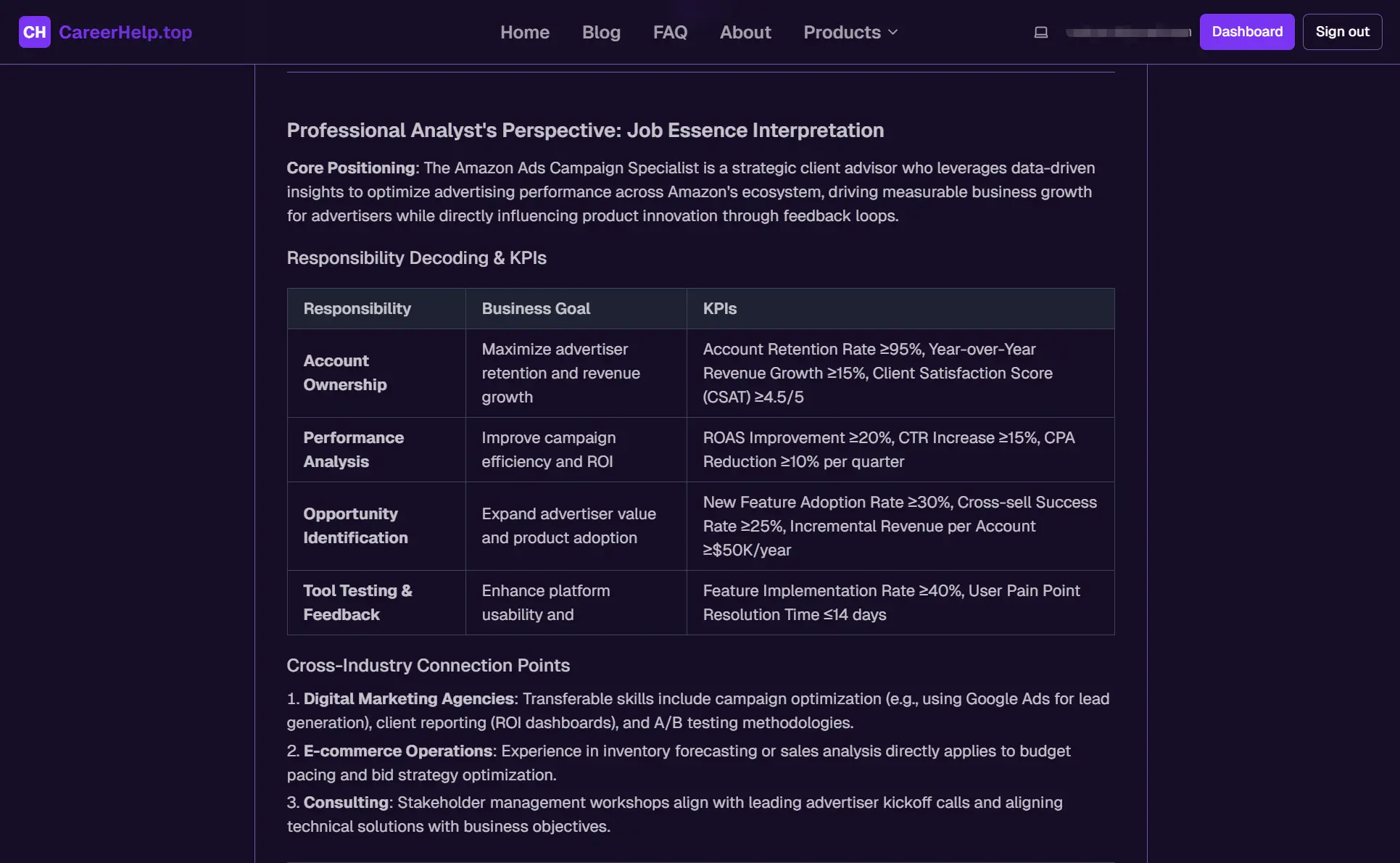 Screenshot 1 of CareerHelp