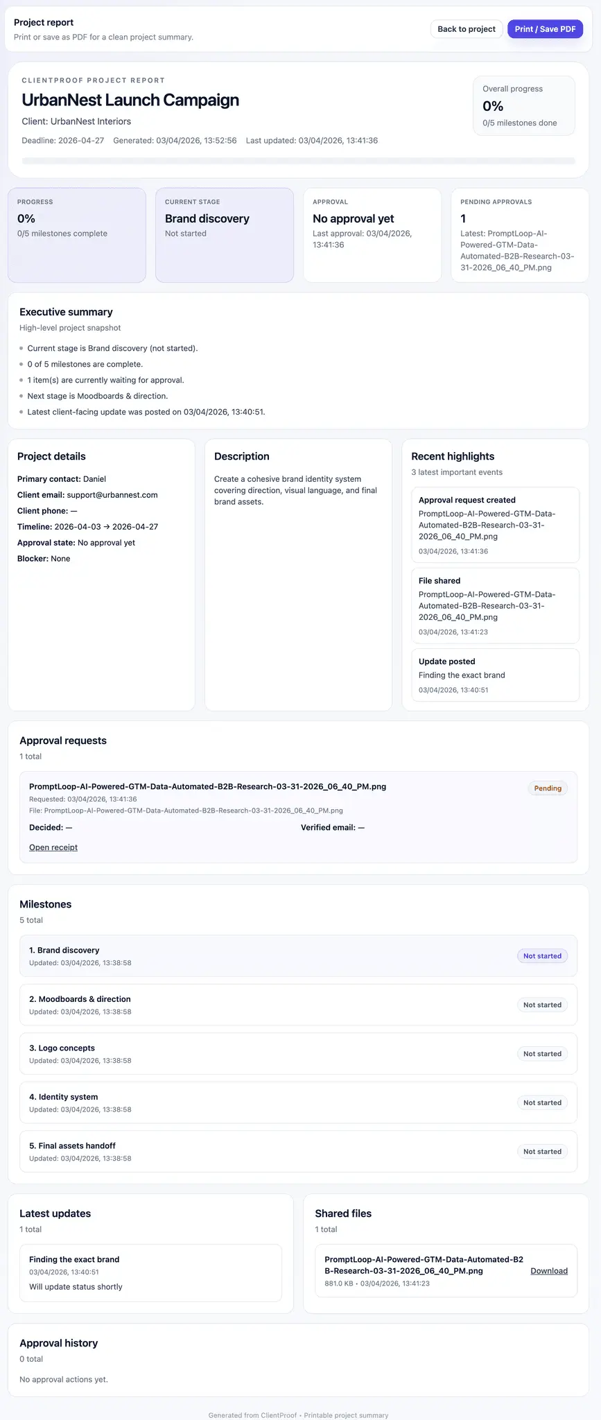 Screenshot 8 of ClientProof