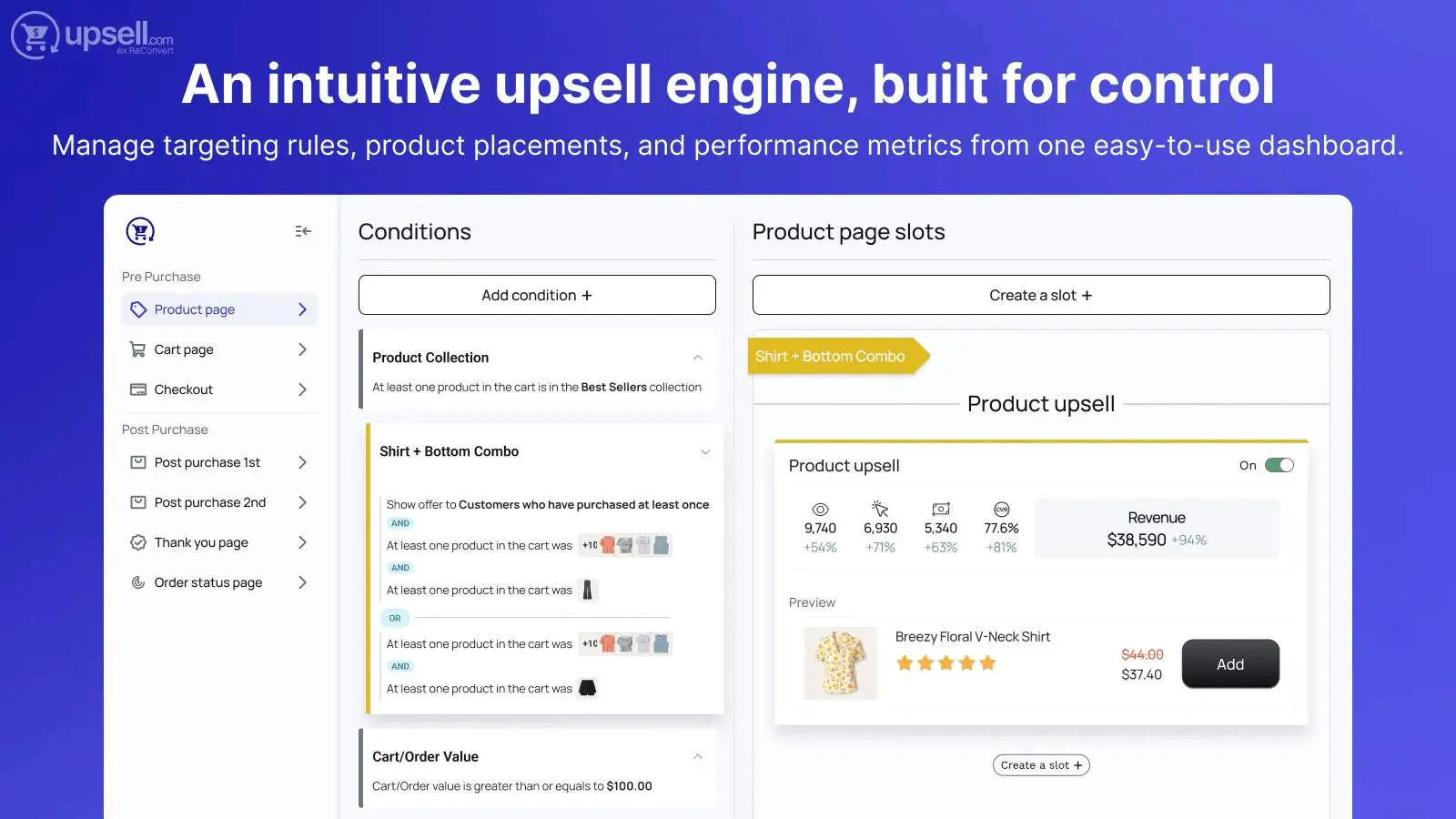 Screenshot 1 of Upsell.com