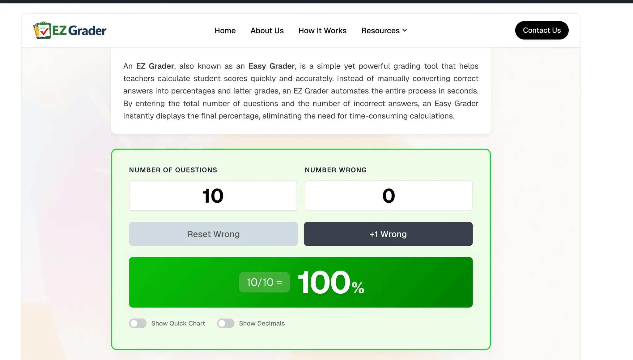 Screenshot 1 of Easy Grader