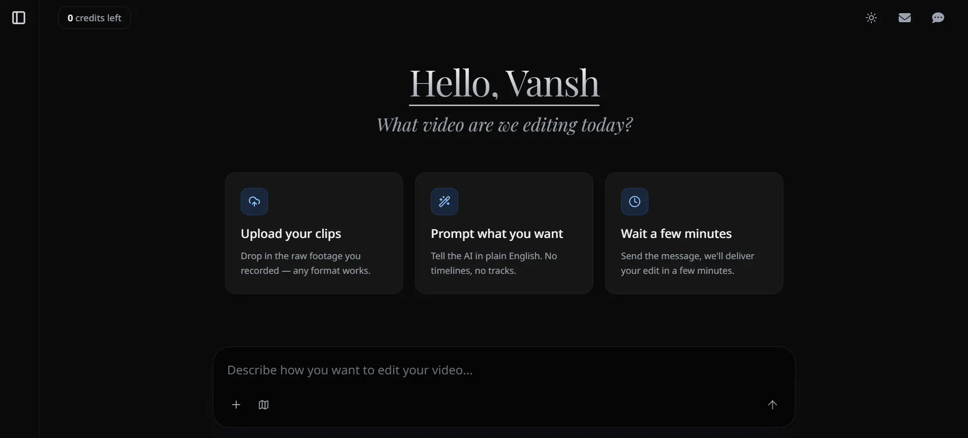 Screenshot 2 of Editly AI