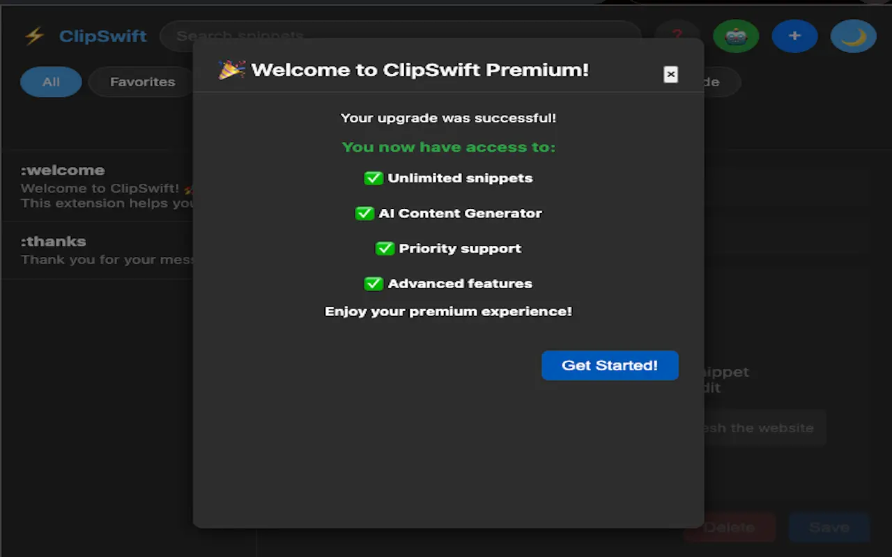 Screenshot 2 of ClipSwift