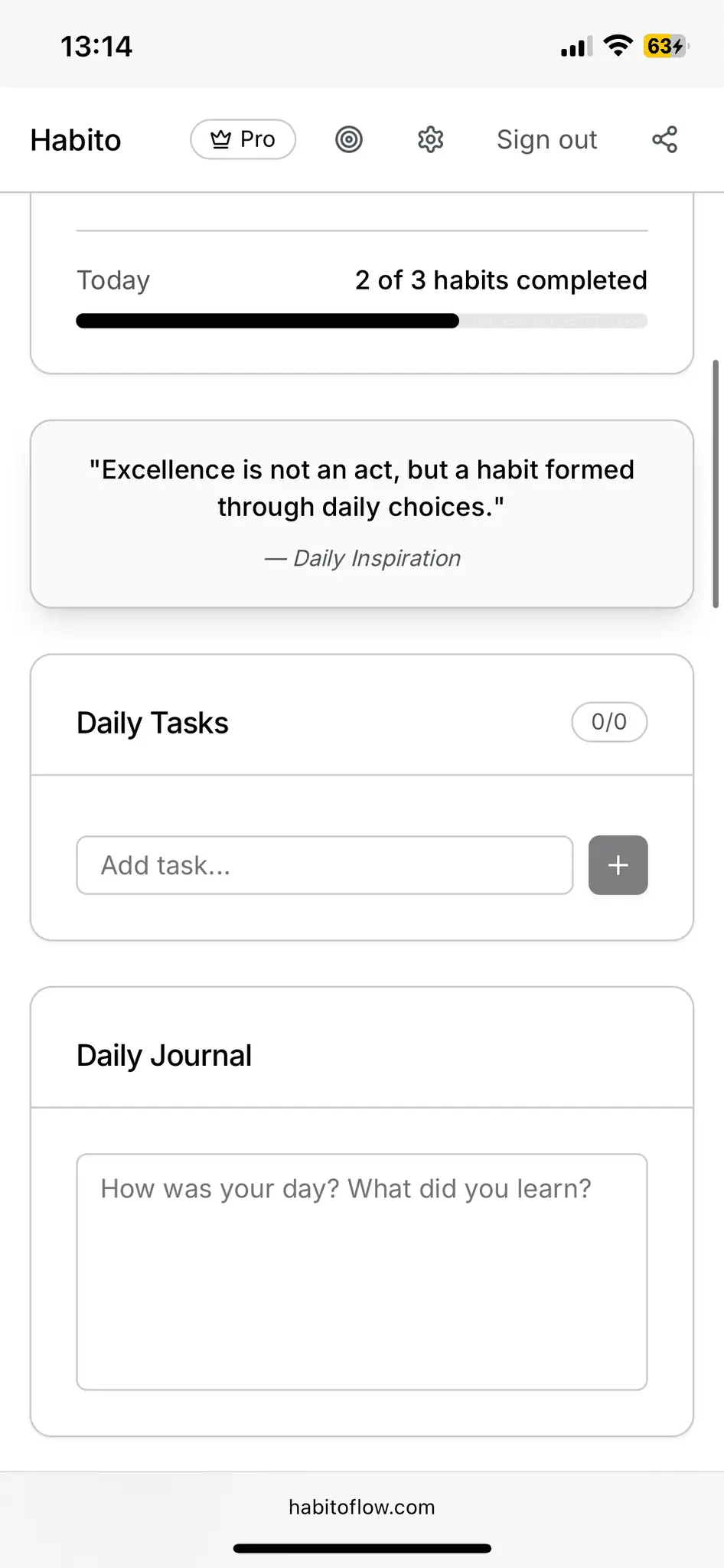 Screenshot 2 of Habitoflow