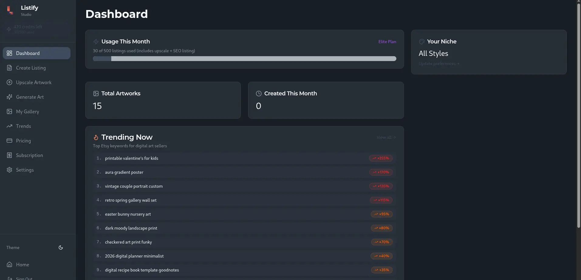 Screenshot 2 of Listify