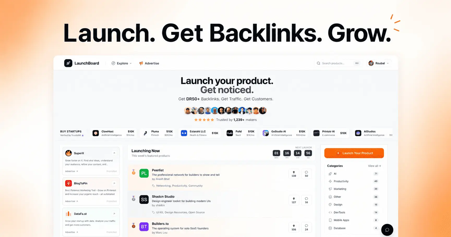 Screenshot 1 of LaunchBoard