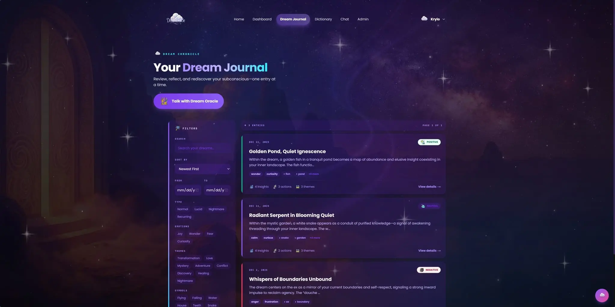 Screenshot 2 of Dream Oracle AI