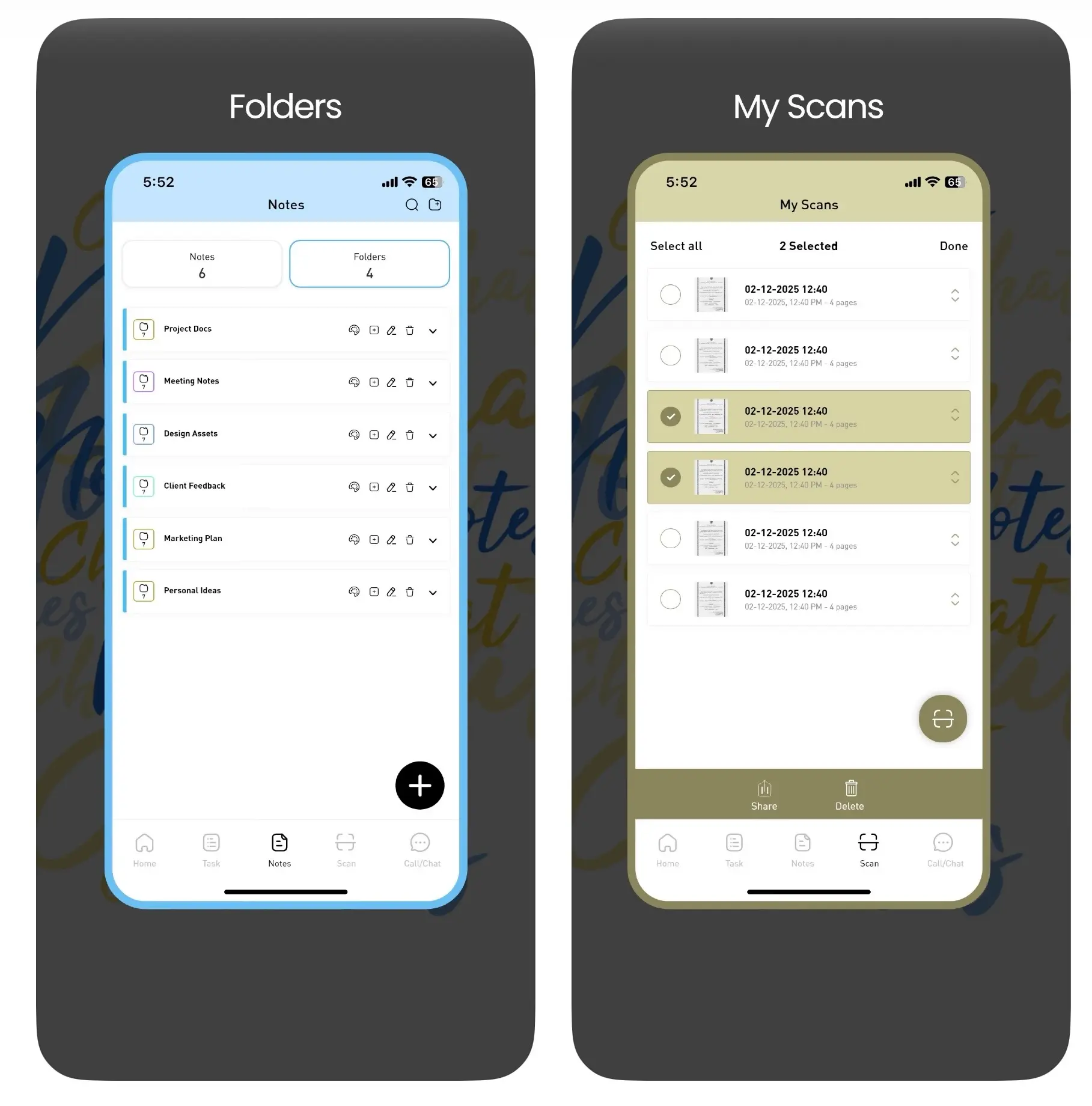 Screenshot 1 of NotesnChat