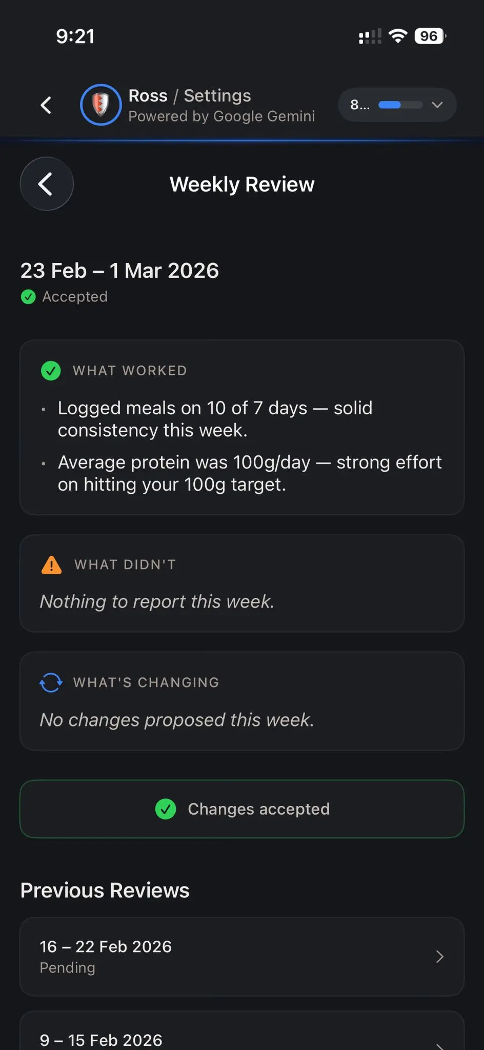 Screenshot 3 of NutriTracker AI Coach