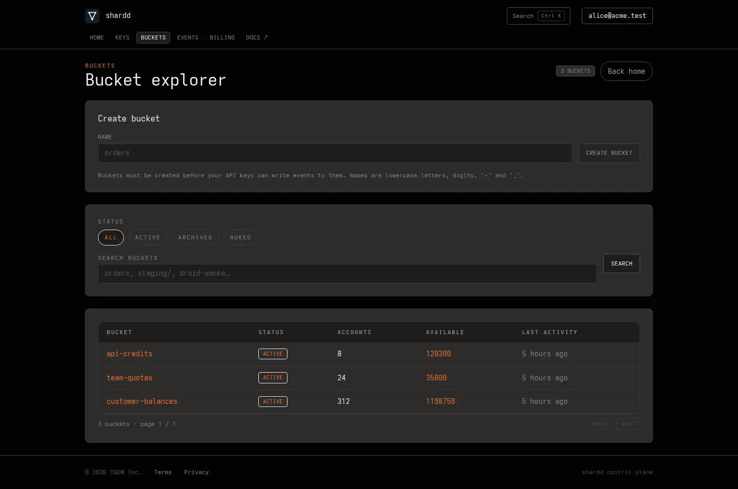 Screenshot 8 of shardd