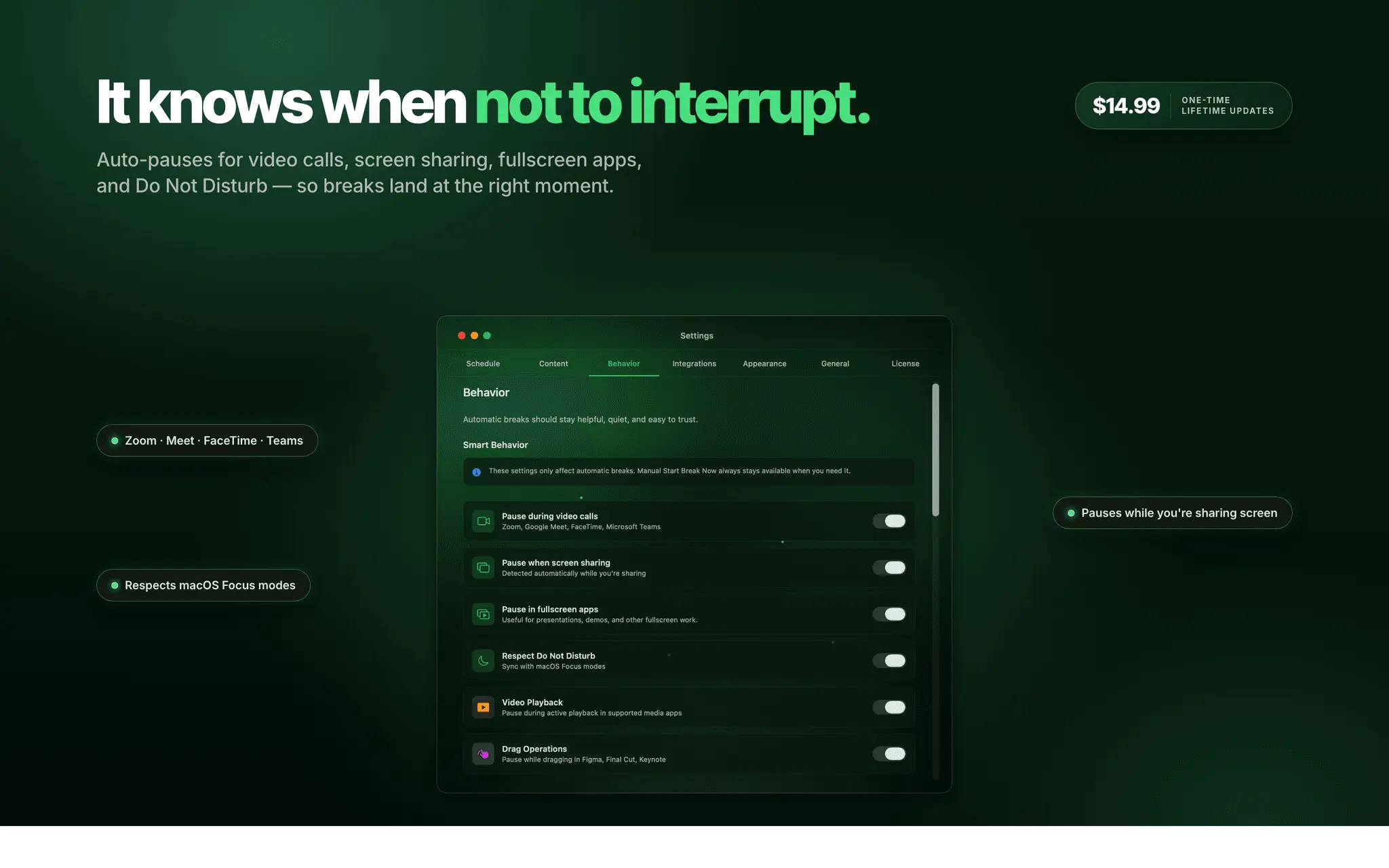 Screenshot 2 of SmartPause