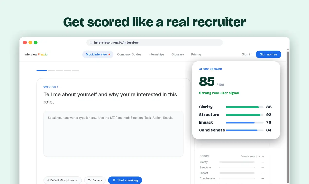 Screenshot 8 of Interview Prep.io