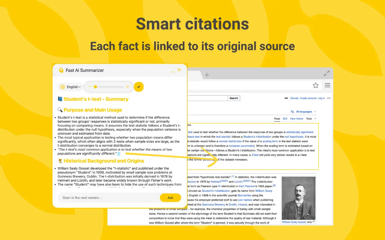 Screenshot 3 of Fast AI Summarizer ext