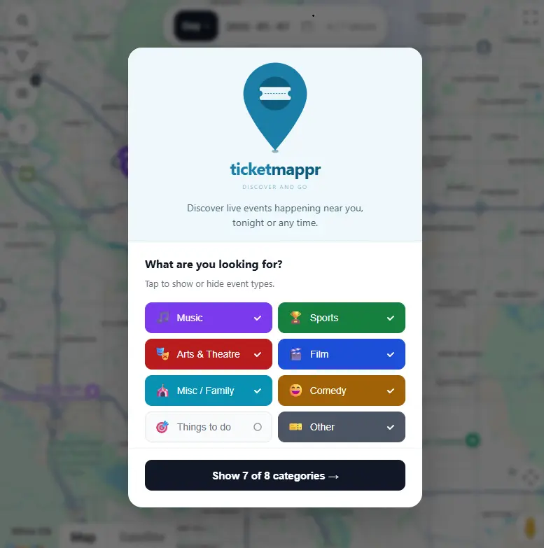Screenshot 3 of TicketMappr