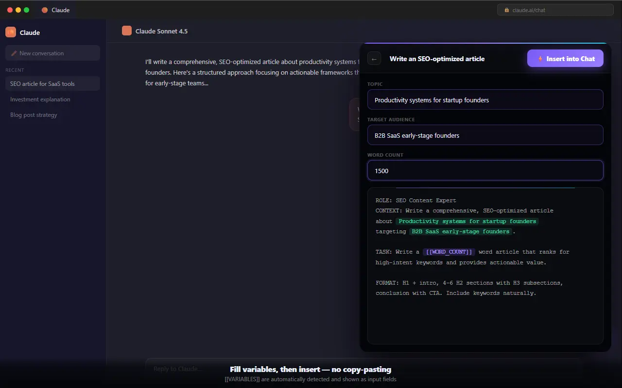 Screenshot 4 of PromptChief