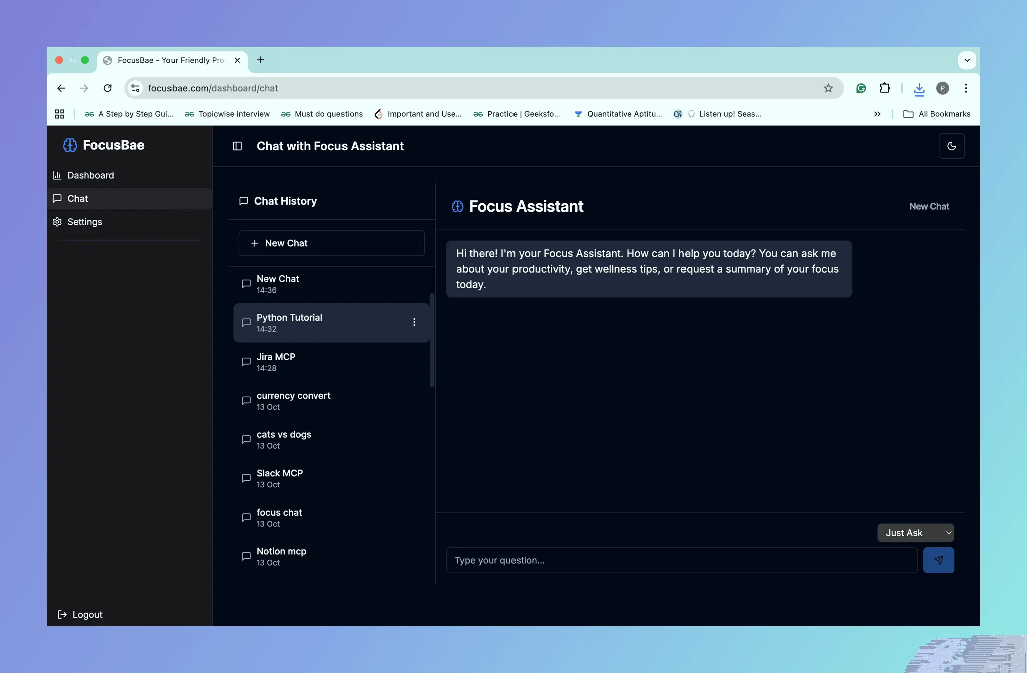 Screenshot 6 of FocusBae - Your Friendly Assistant