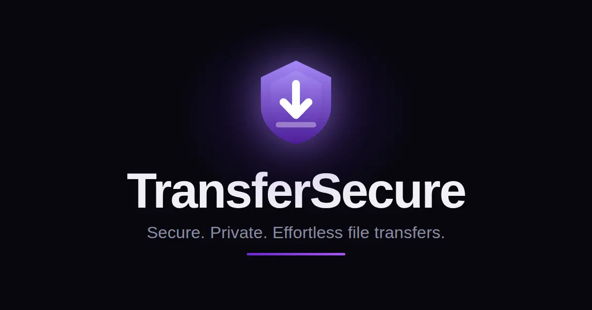 Screenshot 1 of TransferSecure