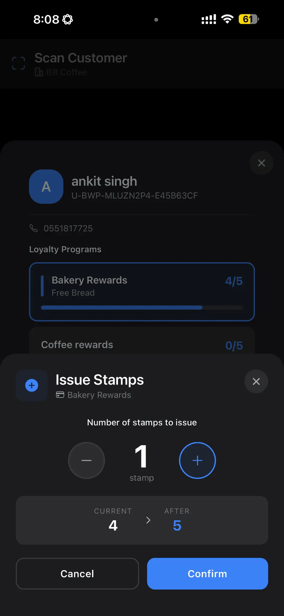 Screenshot 2 of StampCard