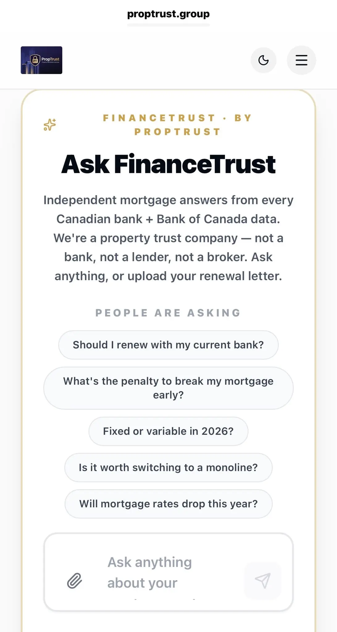 Screenshot 2 of PropTrust