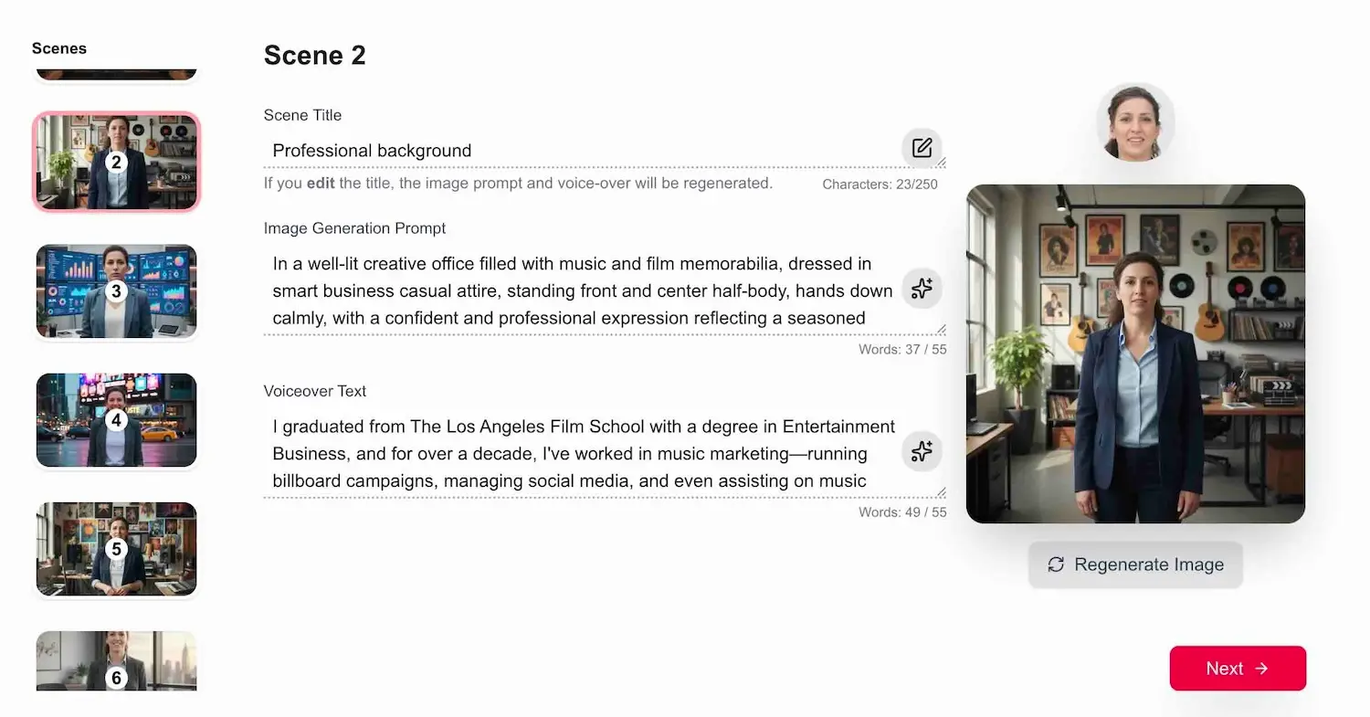 Screenshot 2 of PortfolioVideo