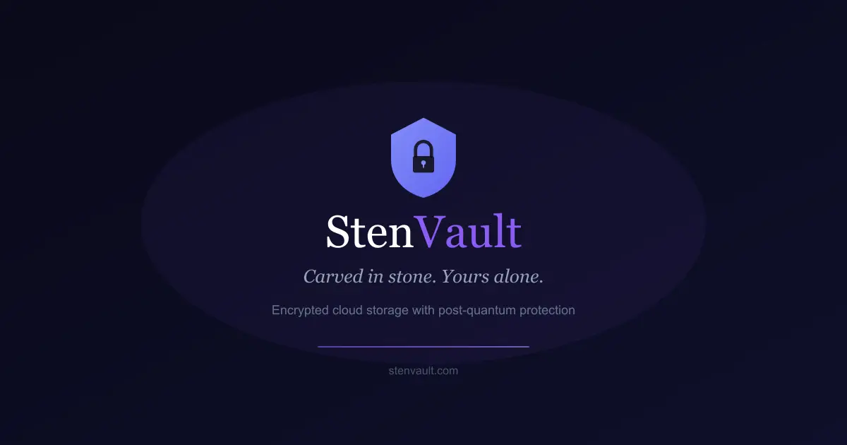 Screenshot 1 of StenVault Send