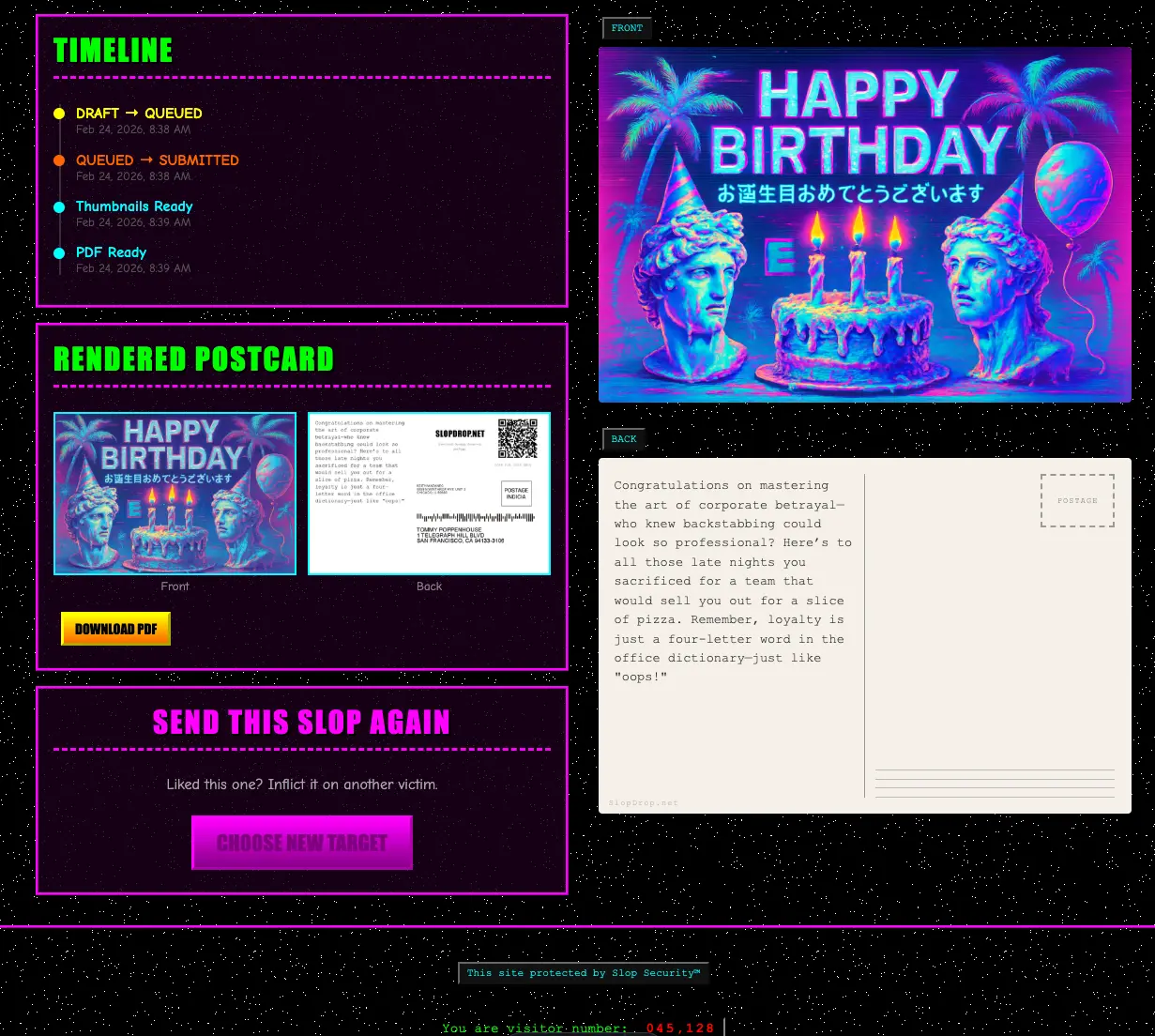 Screenshot 1 of SLOPDROP