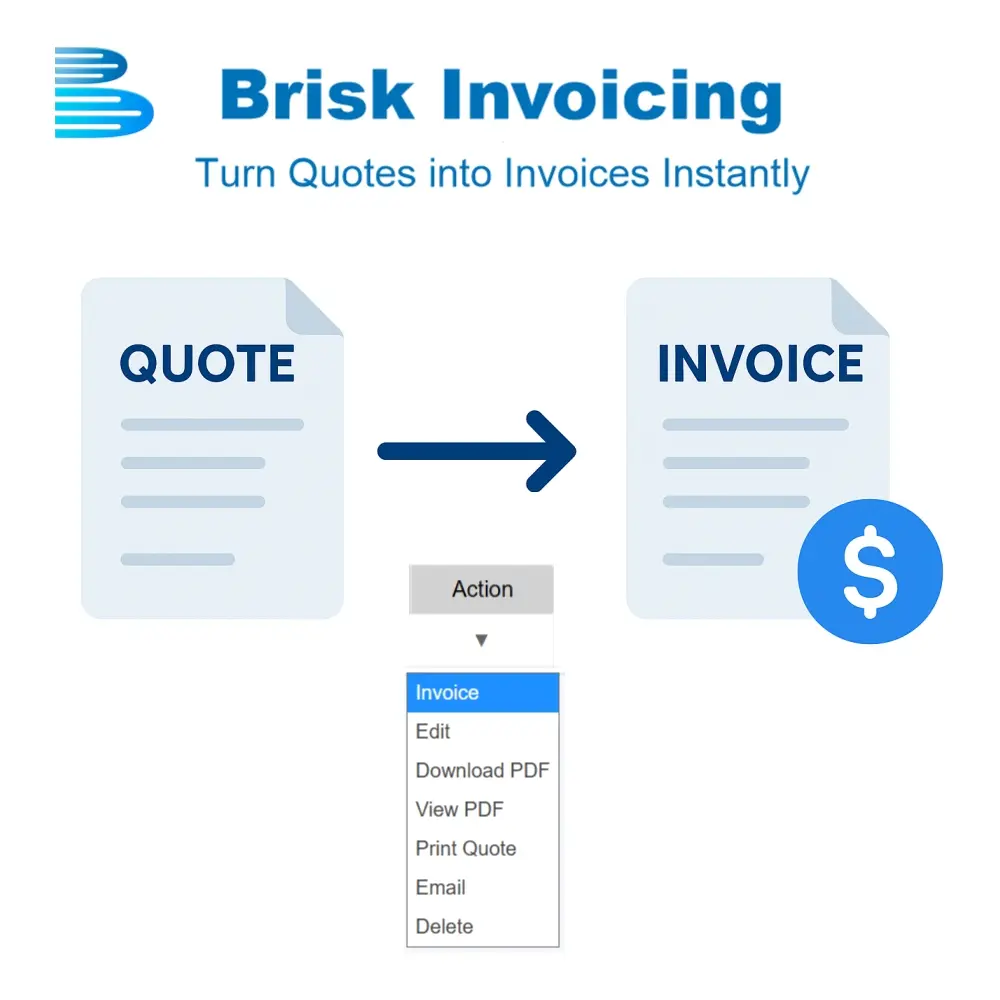 Screenshot 1 of Brisk Invoicing