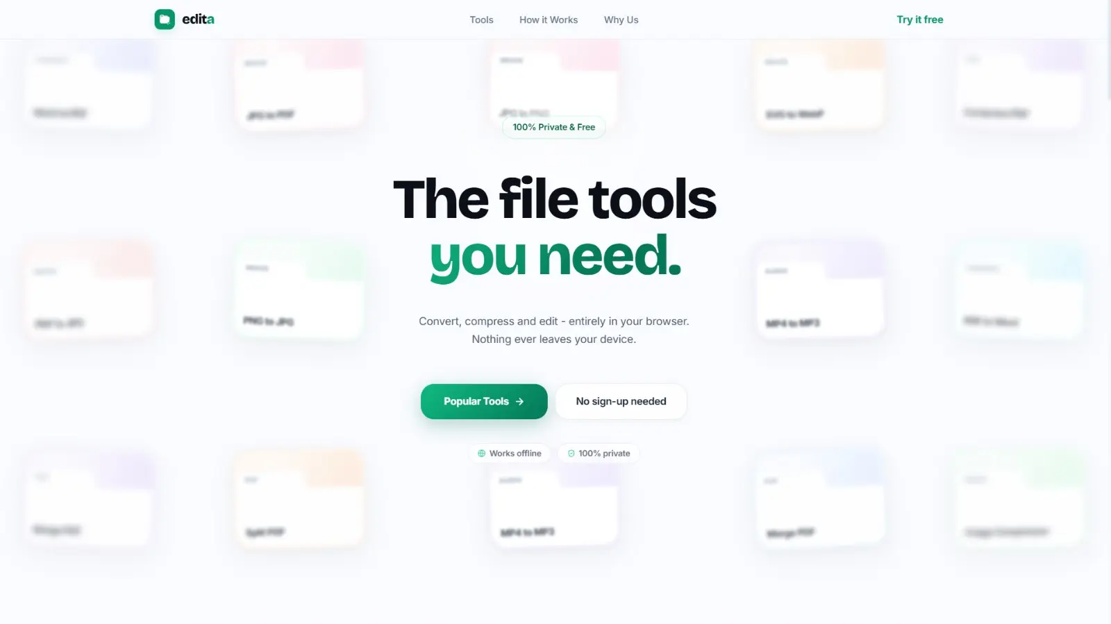 Screenshot 1 of edita.tools