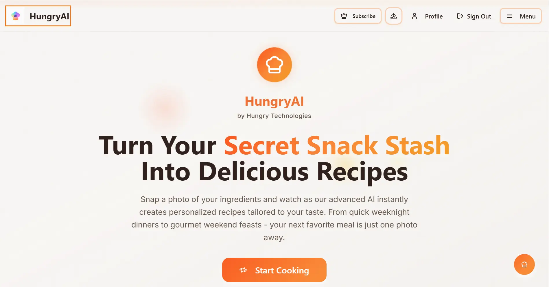 Screenshot 2 of HungryAI