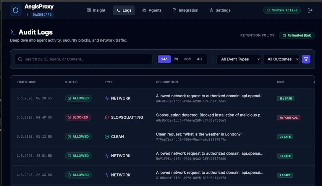 Screenshot 2 of AegisProxy