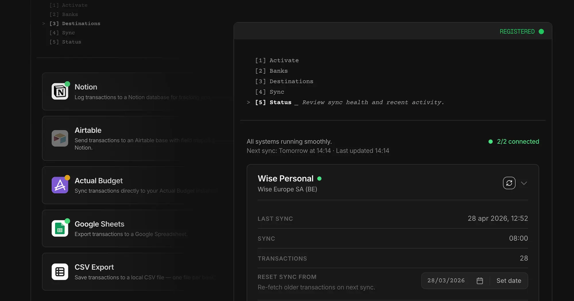 Screenshot 1 of SyncBank