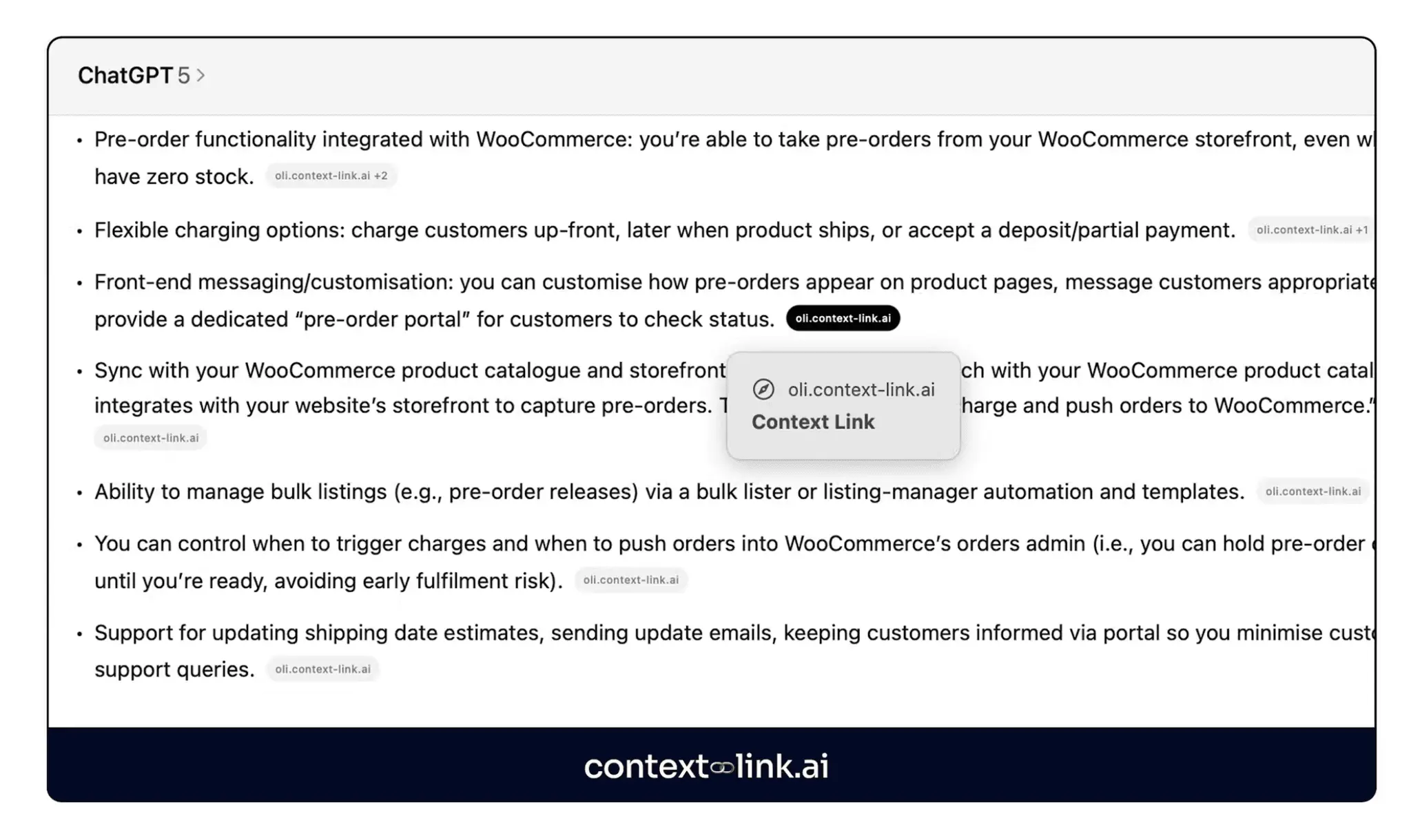 Screenshot 2 of Context Link