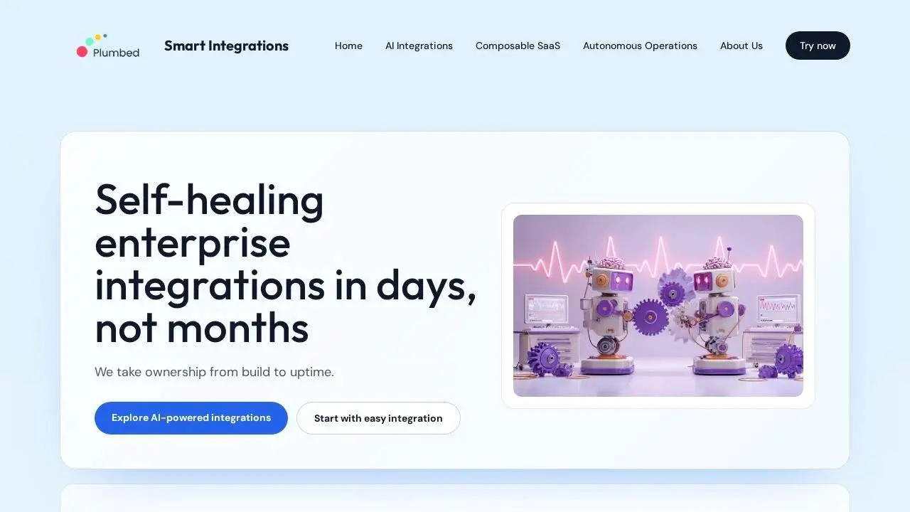 Screenshot 1 of Self-Healing Integrations